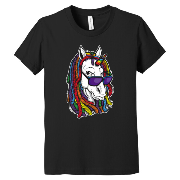 Hippie Unicorn - Youth Premium Cotton T-Shirt Thumbnail