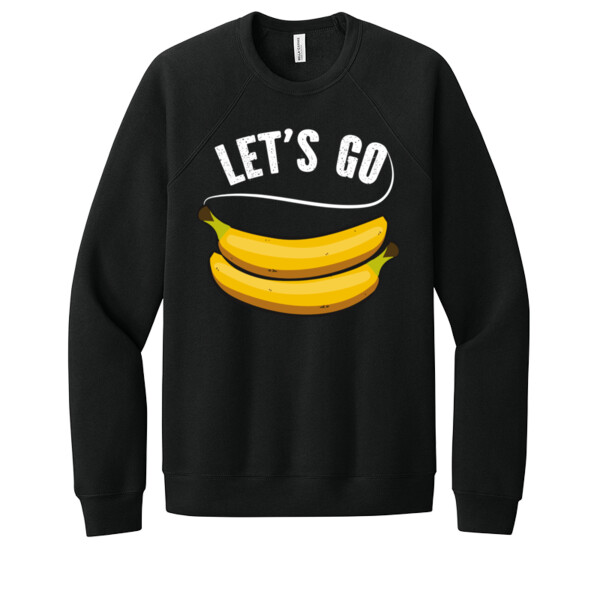 Lets Go Bananas - Unisex Premium Fleece Crew Sweatshirt Thumbnail