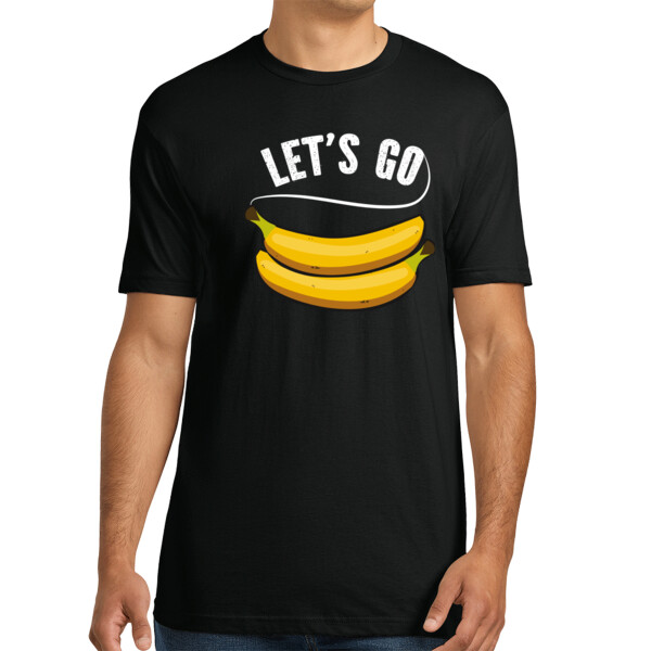 Lets Go Bananas - Unisex Premium Cotton T-Shirt Thumbnail