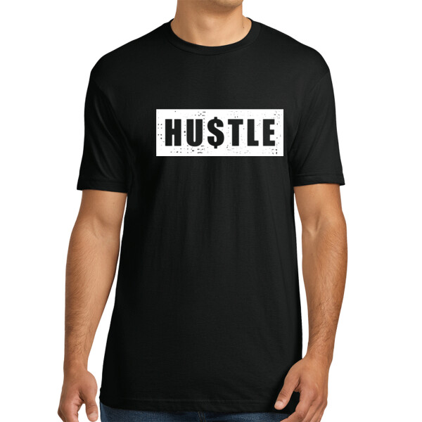 Hustle - Unisex Premium Cotton T-Shirt Thumbnail