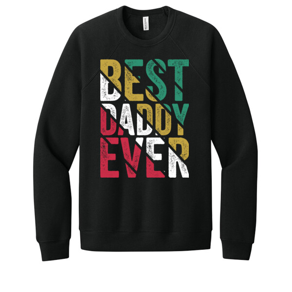 Best Dad Ever - Unisex Premium Fleece Crew Sweatshirt Thumbnail