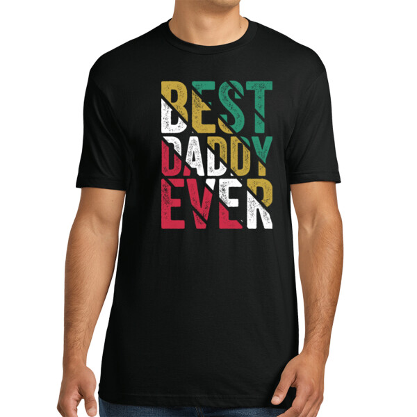 Best Dad Ever - Unisex Premium Cotton T-Shirt Thumbnail