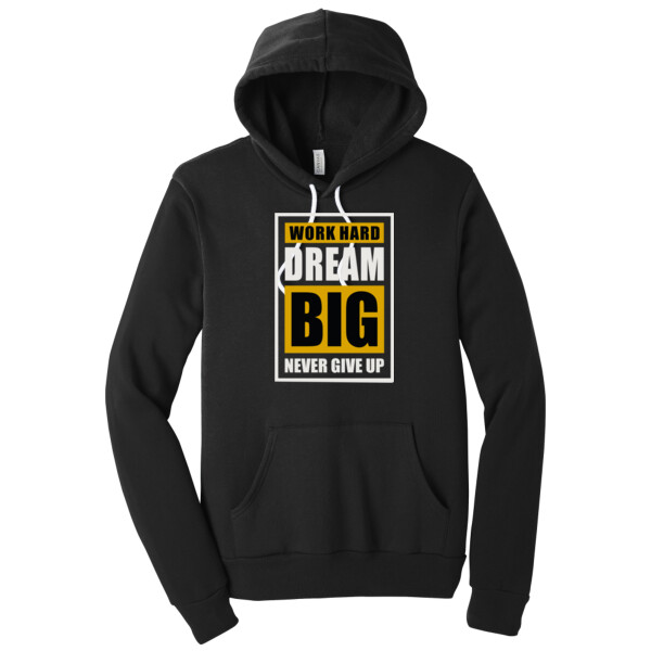 Work Hard Dream Big - Unisex Premium Fleece Pullover Hoodie Thumbnail
