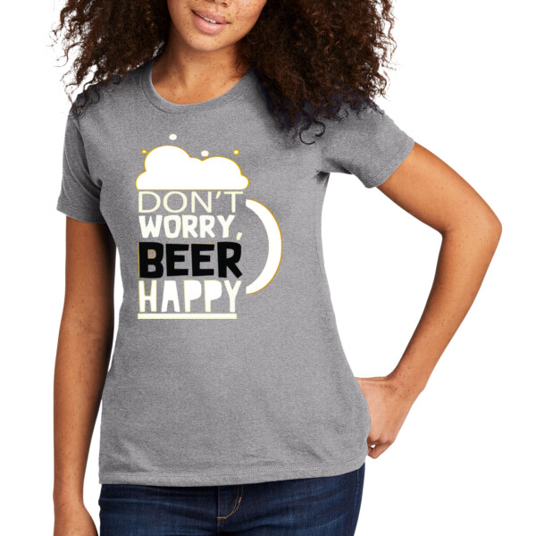 Don't Worry - Women's Premium Cotton T-Shirt Thumbnail