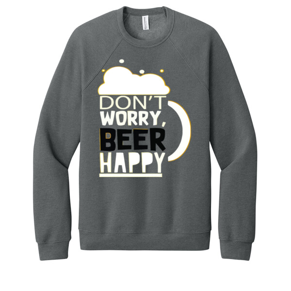 Don't Worry - Unisex Premium Fleece Crew Sweatshirt Thumbnail