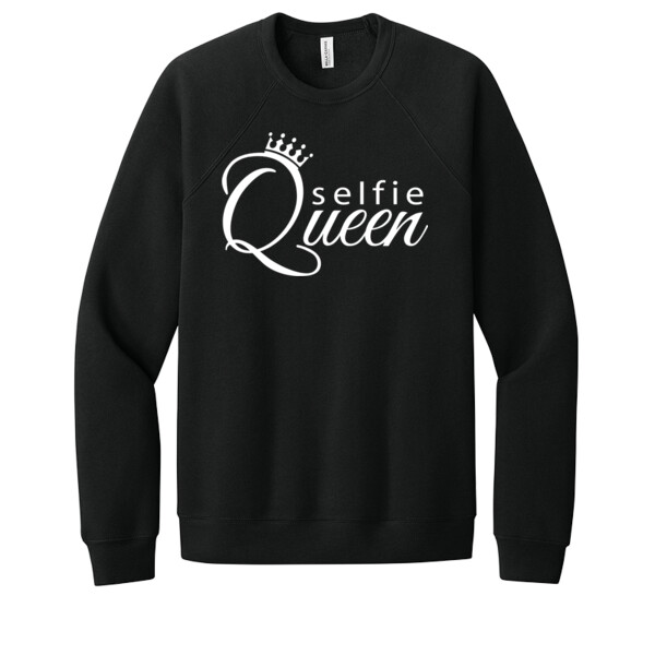 Selfie Queen - Unisex Premium Fleece Crew Sweatshirt Thumbnail