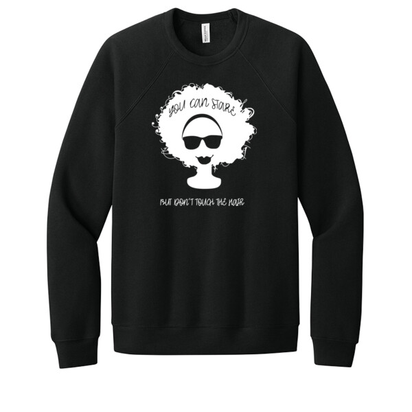 Stare Don't Touch - Unisex Premium Fleece Crew Sweatshirt Thumbnail