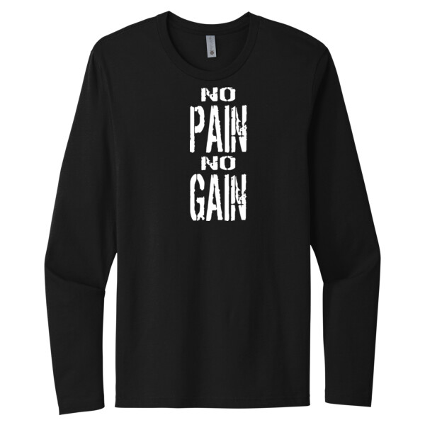 No Pain No Gain - Unisex Premium Cotton Long Sleeve T-Shirt Thumbnail