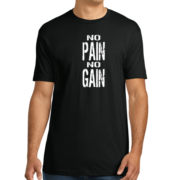 No Pain No Gain - Unisex Premium Cotton T-Shirt Thumbnail
