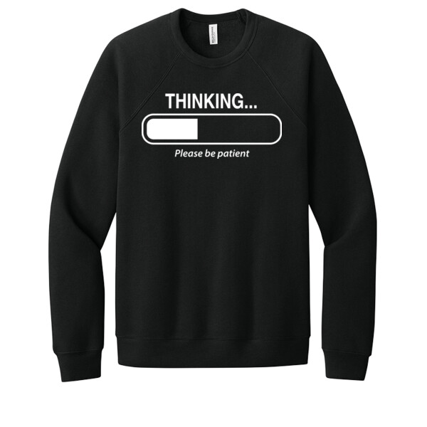 Thinking... - Unisex Premium Fleece Crew Sweatshirt Thumbnail