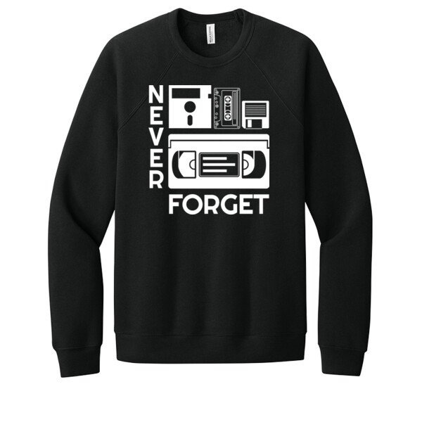 Never Forget - Unisex Premium Fleece Crew Sweatshirt Thumbnail