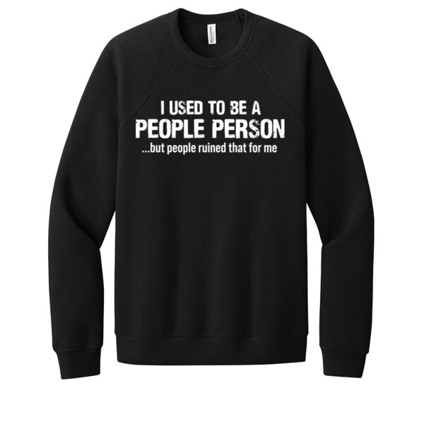 Not A People Person - Unisex Premium Fleece Crew Sweatshirt Thumbnail