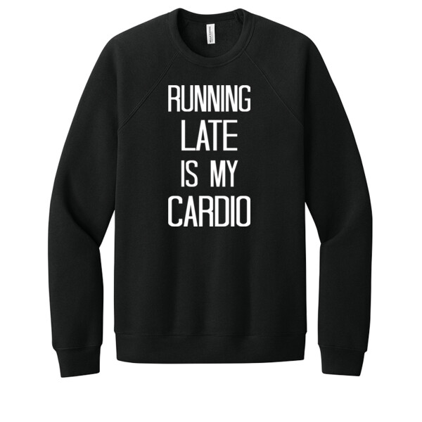 Running Late - Unisex Premium Fleece Crew Sweatshirt Thumbnail