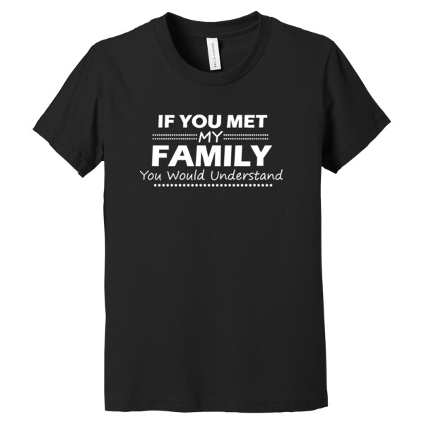My Family - Youth Premium Cotton T-Shirt Thumbnail