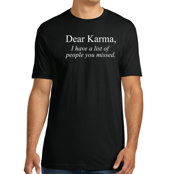 Dear Karma - Unisex Premium Cotton T-Shirt Thumbnail