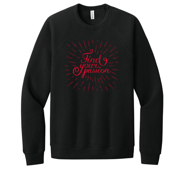 Find Your Passion - Unisex Premium Fleece Crew Sweatshirt Thumbnail