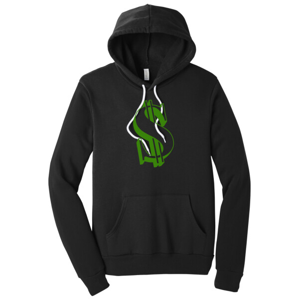 Dollar Sign Green - Unisex Premium Fleece Pullover Hoodie Thumbnail