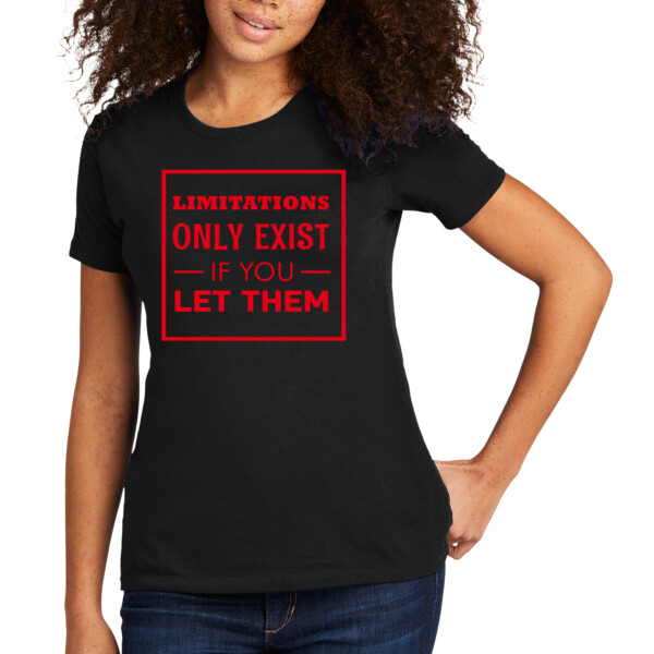 Limitations Red - Women's Premium Cotton T-Shirt Thumbnail
