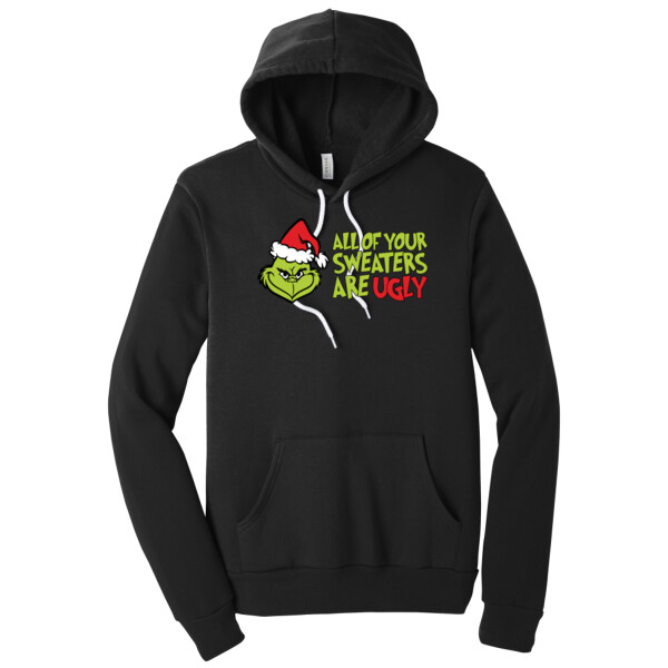 Sweaters Are Ugly - Unisex Premium Fleece Pullover Hoodie Thumbnail