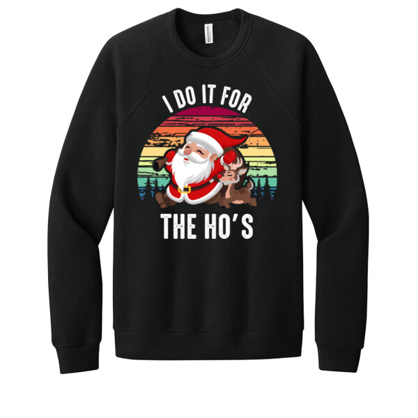 Do It For the Hos - Unisex Premium Fleece Crew Sweatshirt Thumbnail