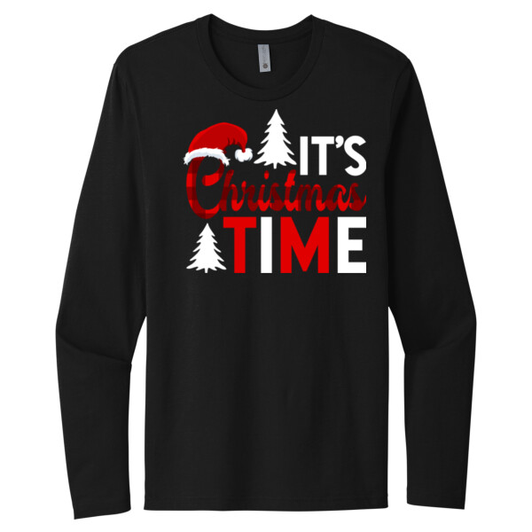Its Christmas Time - Unisex Premium Cotton Long Sleeve T-Shirt Thumbnail