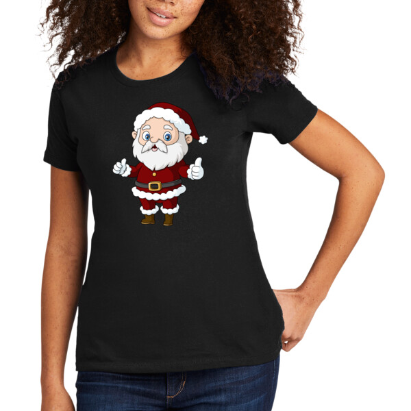 The Santa Claus - Women's Premium Cotton T-Shirt Thumbnail