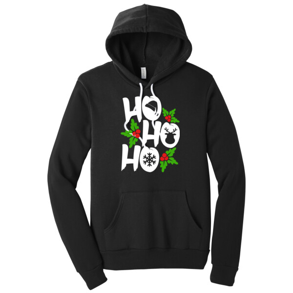 Ho Ho Ho - Unisex Premium Fleece Pullover Hoodie Thumbnail