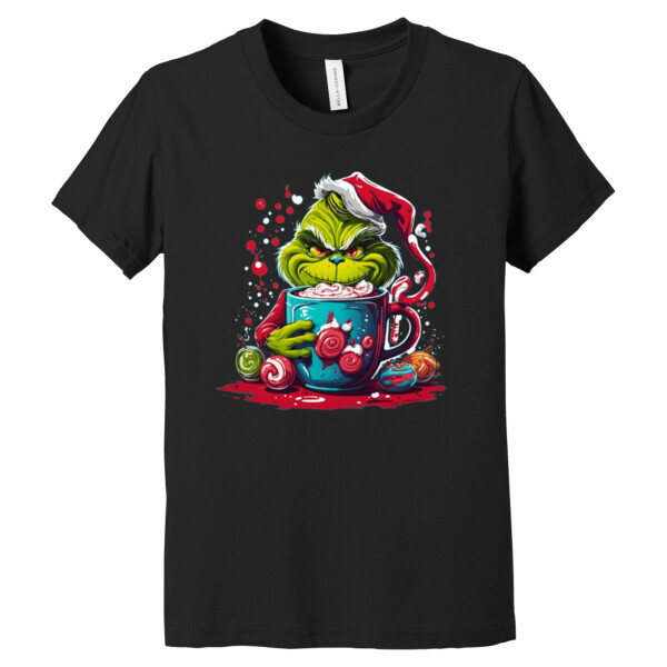 Grinch Cristmas - Youth Premium Cotton T-Shirt Thumbnail