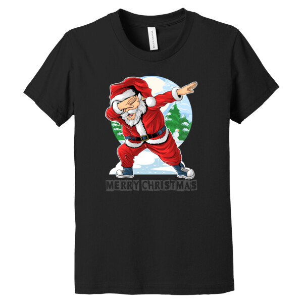 Dabbing Santa - Youth Premium Cotton T-Shirt Thumbnail