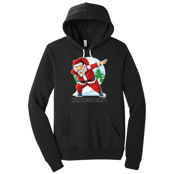 Dabbing Santa - Unisex Premium Fleece Pullover Hoodie Thumbnail