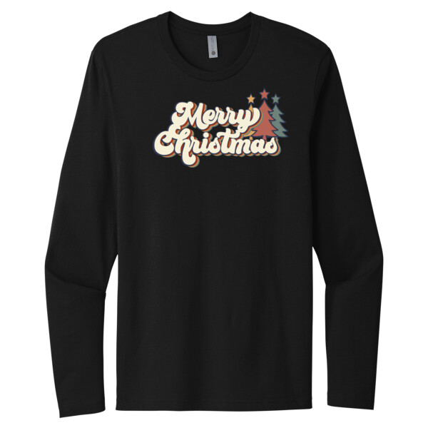 Merry Christmas 1 - Unisex Premium Cotton Long Sleeve T-Shirt Thumbnail
