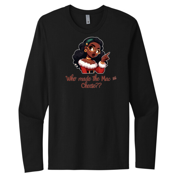 Macncheese - Unisex Premium Cotton Long Sleeve T-Shirt Thumbnail