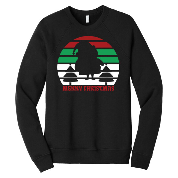 Merry Christmas 3 - Unisex Premium Fleece Crew Sweatshirt Thumbnail