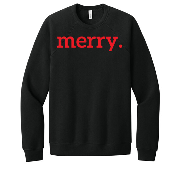 Merry - Unisex Premium Fleece Crew Sweatshirt Thumbnail
