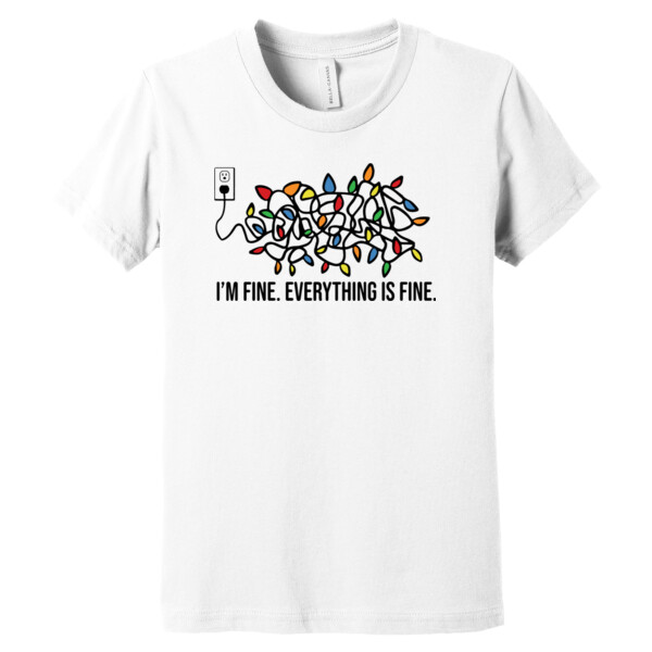 Everything is Fine - Youth Premium Cotton T-Shirt Thumbnail
