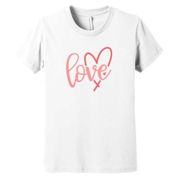 Love 3 - Youth Premium Cotton T-Shirt Thumbnail