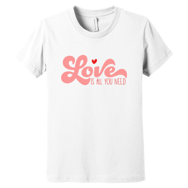 Love is All You Need - Youth Premium Cotton T-Shirt Thumbnail