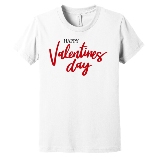 Happy Valentines Day 1 - Youth Premium Cotton T-Shirt Thumbnail