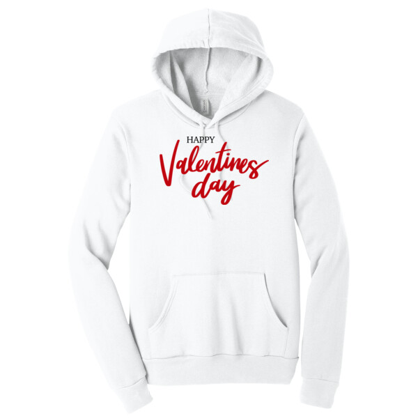 Happy Valentines Day 1 - Unisex Premium Fleece Pullover Hoodie Thumbnail