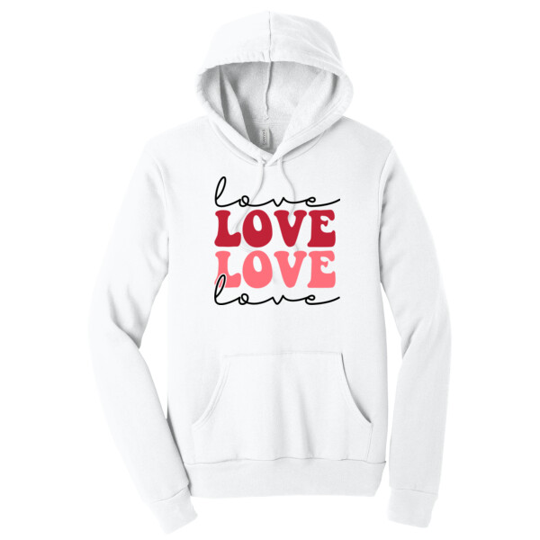 Love 1 - Unisex Premium Fleece Pullover Hoodie Thumbnail