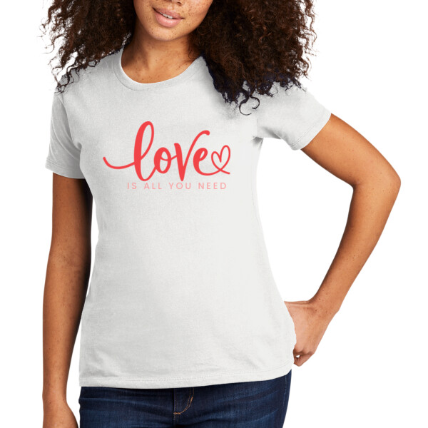 Love is All You Need 2 - Women's Premium Cotton T-Shirt Thumbnail