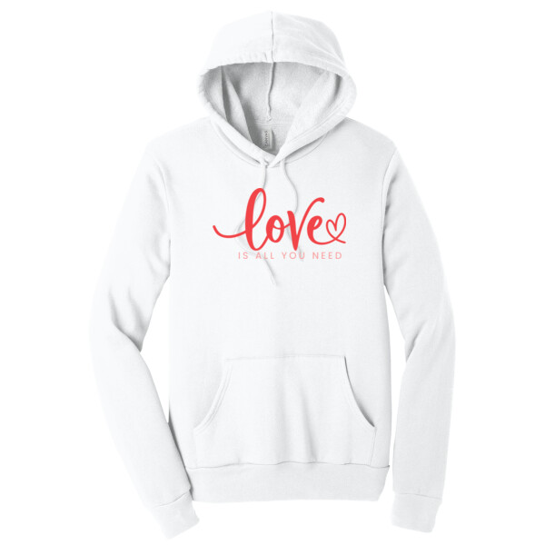 Love is All You Need 2 - Unisex Premium Fleece Pullover Hoodie Thumbnail