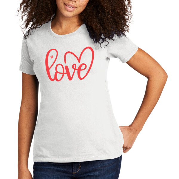 Love 2 - Women's Premium Cotton T-Shirt Thumbnail