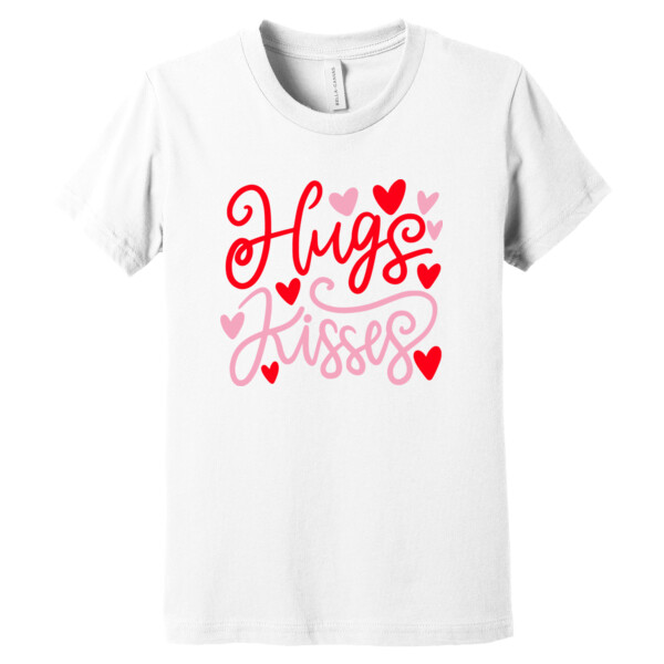 Hugs Kisses - Youth Premium Cotton T-Shirt Thumbnail