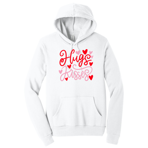 Hugs Kisses - Unisex Premium Fleece Pullover Hoodie Thumbnail