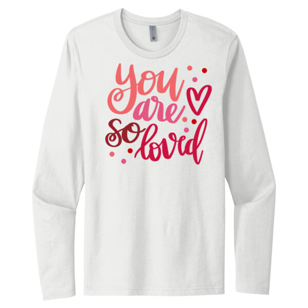 You Are So Loved - Unisex Premium Cotton Long Sleeve T-Shirt Thumbnail