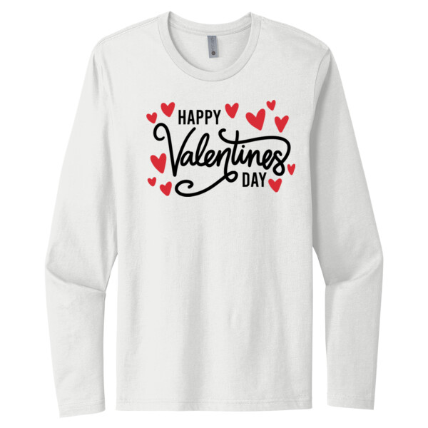Happy Valentines Day 2 - Unisex Premium Cotton Long Sleeve T-Shirt Thumbnail