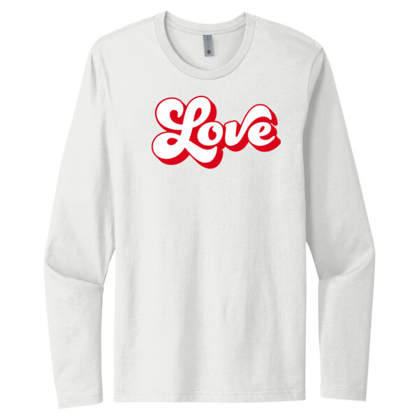 Love 4 - Unisex Premium Cotton Long Sleeve T-Shirt Thumbnail