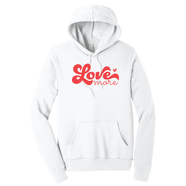 Love More - Unisex Premium Fleece Pullover Hoodie Thumbnail