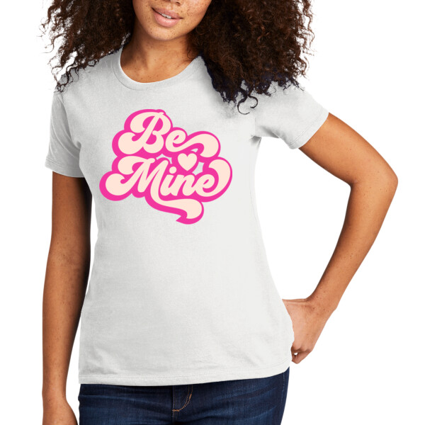 Retro Be Mine - Women's Premium Cotton T-Shirt Thumbnail